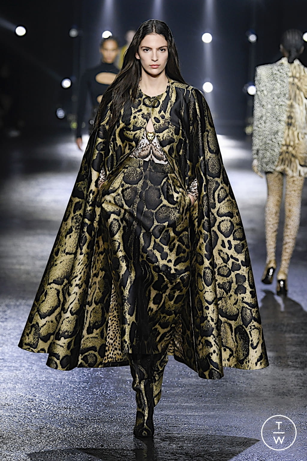 Fashion Week Milan Fall/Winter 2022 look 2 from the Roberto Cavalli collection 女装