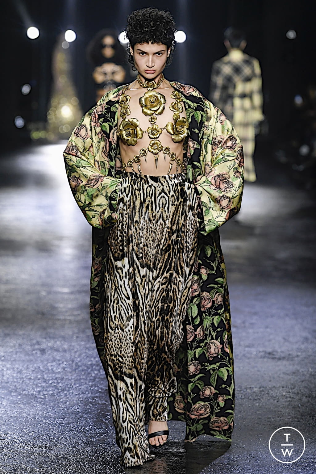 Fashion Week Milan Fall/Winter 2022 look 29 from the Roberto Cavalli collection 女装