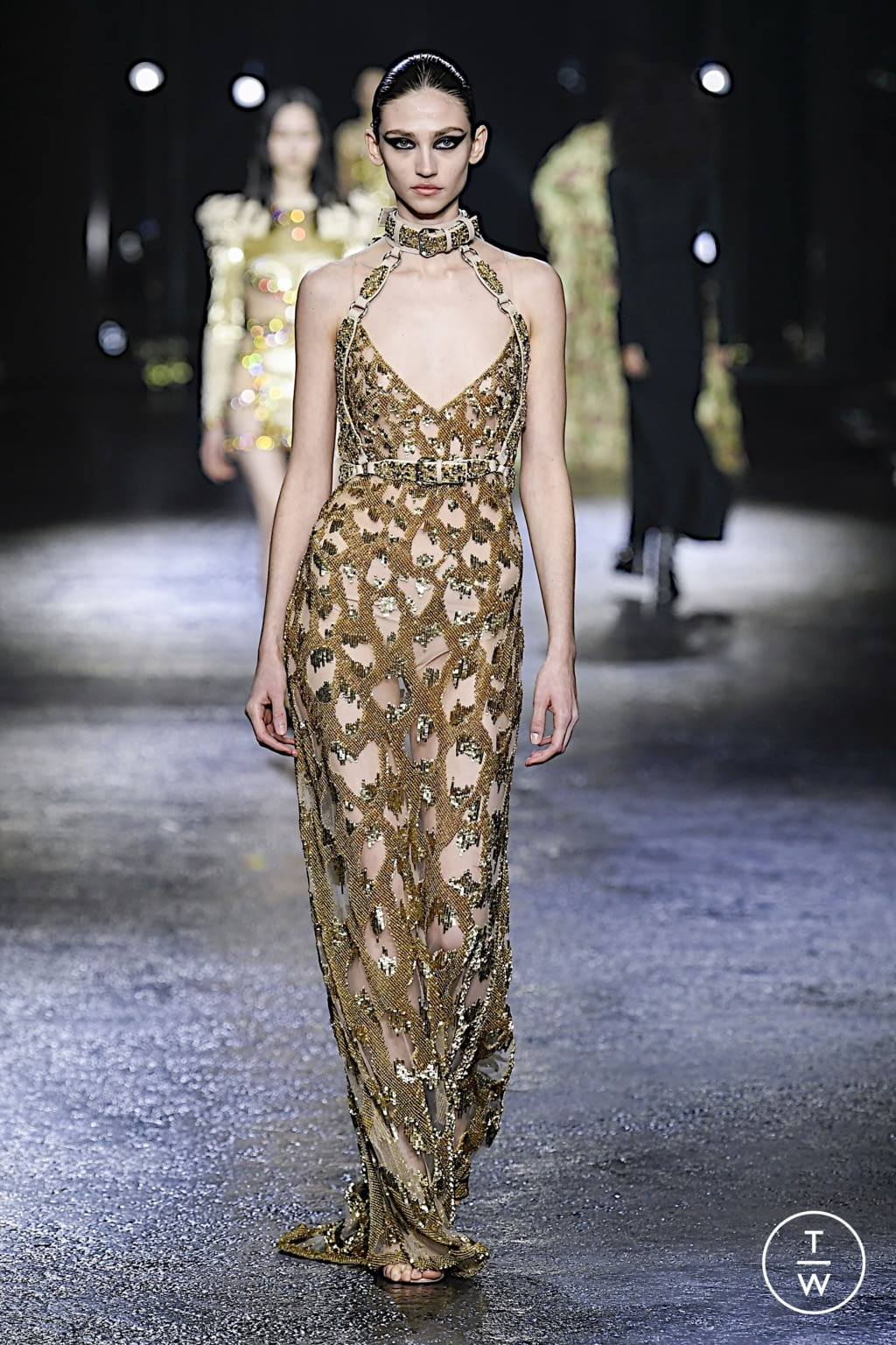 Fashion Week Milan Fall/Winter 2022 look 31 from the Roberto Cavalli collection 女装