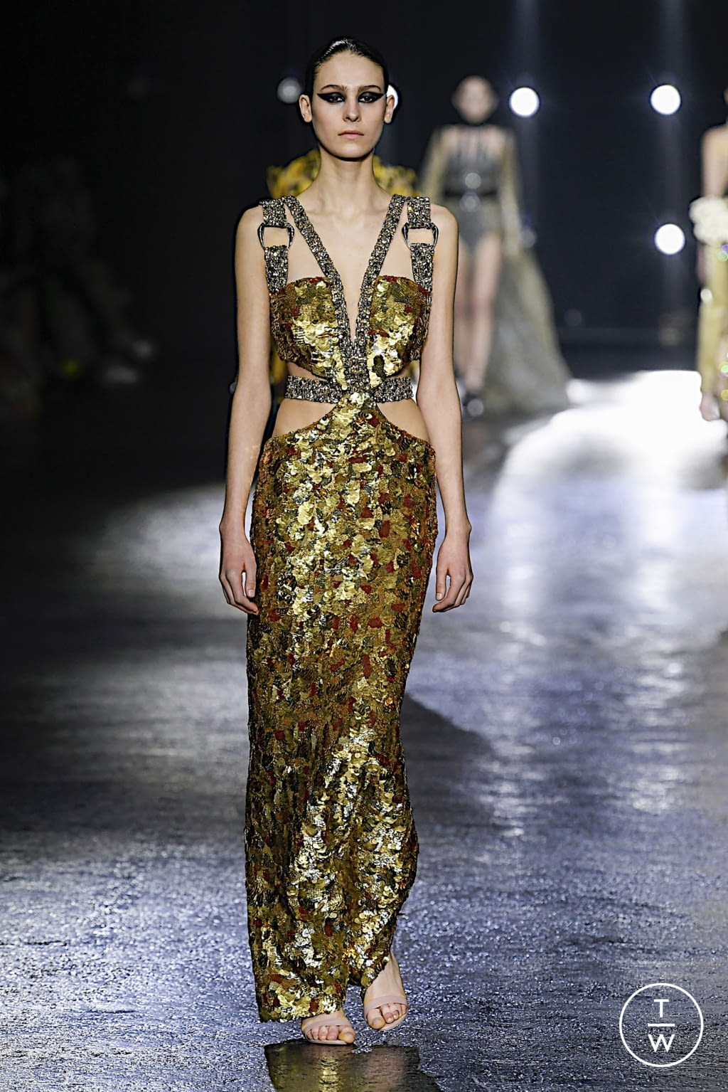 Fashion Week Milan Fall/Winter 2022 look 33 from the Roberto Cavalli collection 女装
