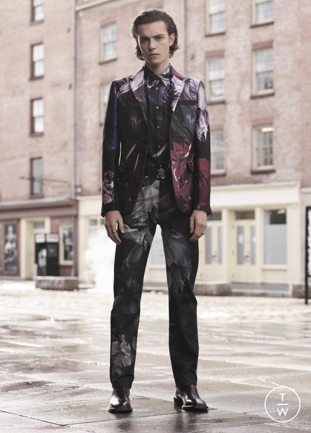 Fashion Week Milan Pre-Fall 2019 look 11 from the Roberto Cavalli collection menswear