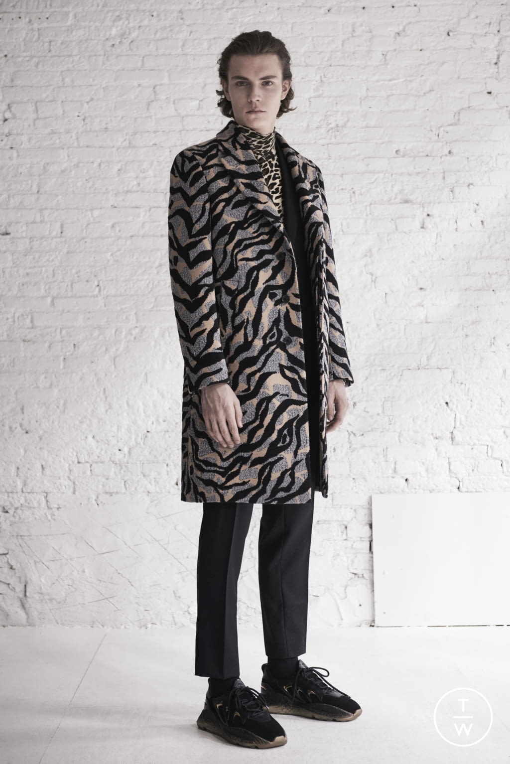 Fashion Week Milan Pre-Fall 2019 look 48 from the Roberto Cavalli collection menswear