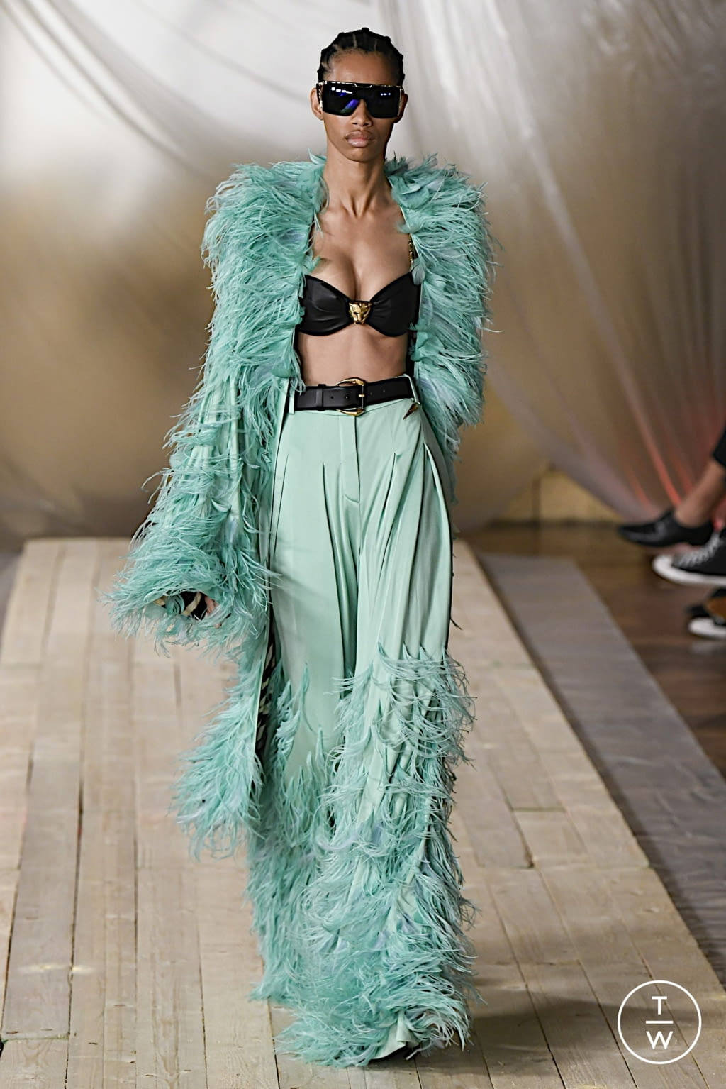 Fashion Week Milan Spring/Summer 2022 look 32 from the Roberto Cavalli collection womenswear