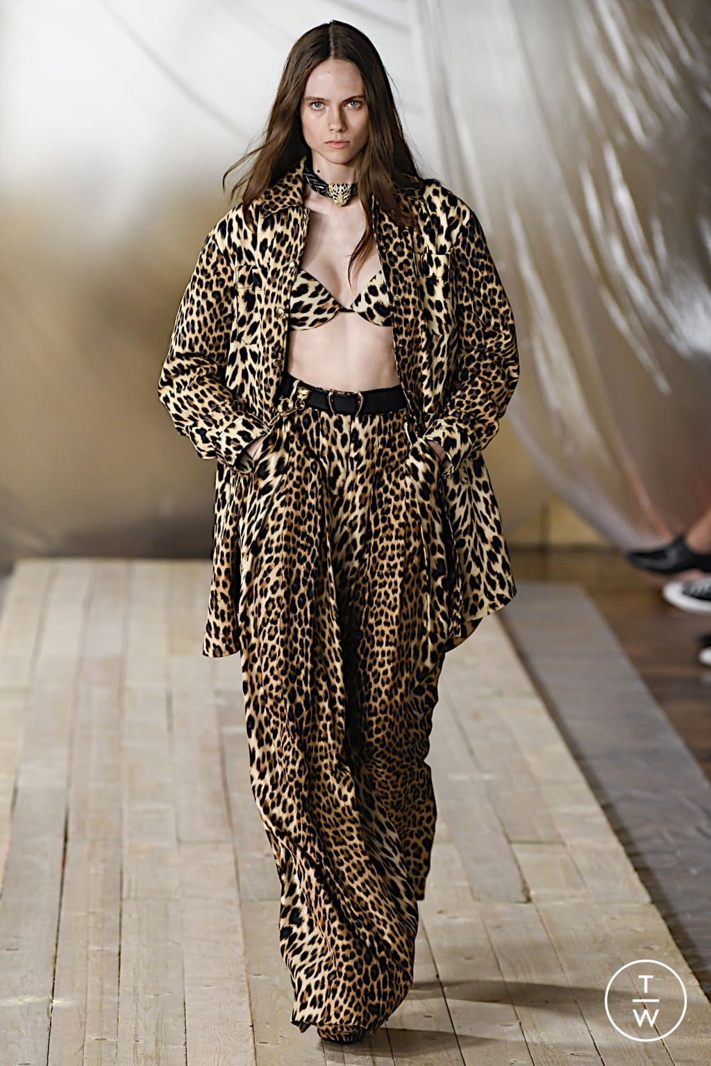 Fashion Week Milan Spring/Summer 2022 look 38 from the Roberto Cavalli collection womenswear