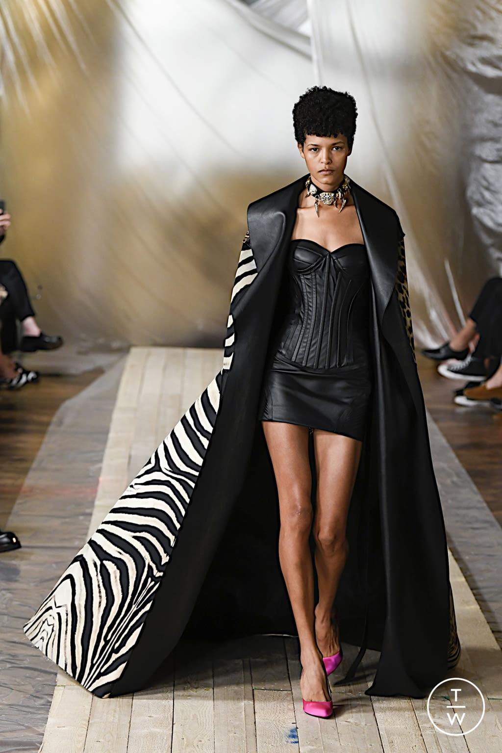 Fashion Week Milan Spring/Summer 2022 look 39 from the Roberto Cavalli collection womenswear