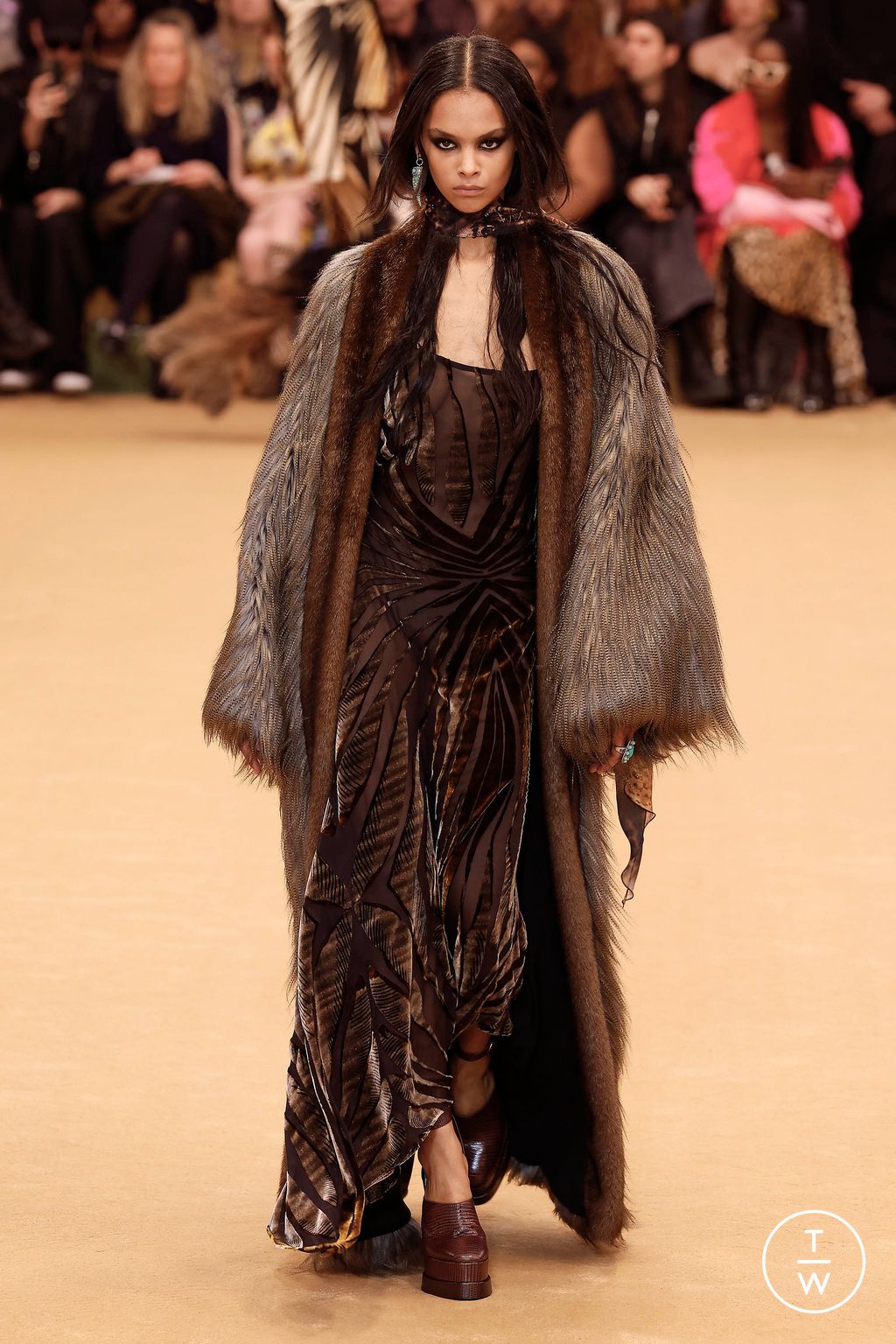 Fashion Week Milan Fall/Winter 2023 look 20 from the Roberto Cavalli collection womenswear