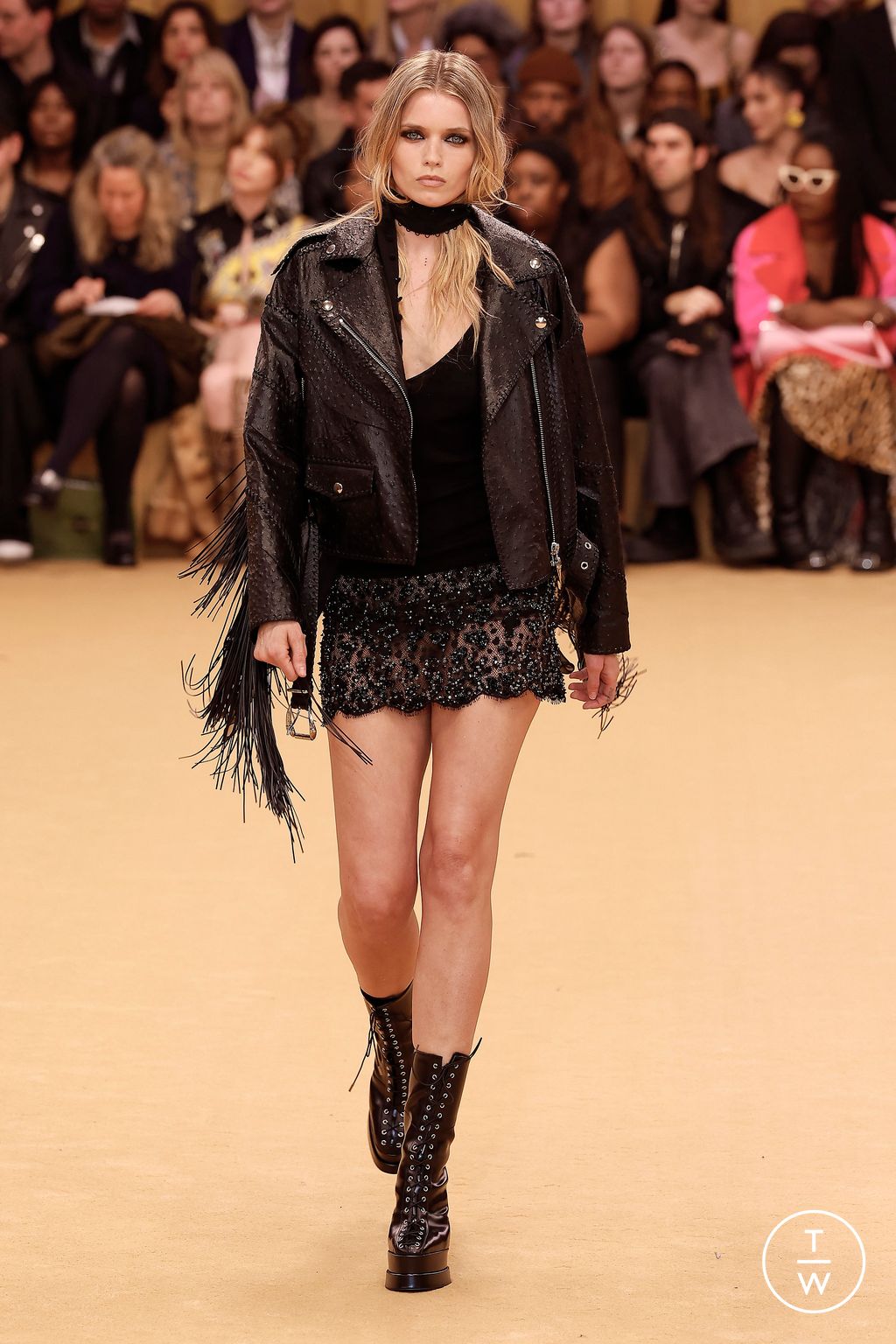 Fashion Week Milan Fall/Winter 2023 look 50 from the Roberto Cavalli collection womenswear