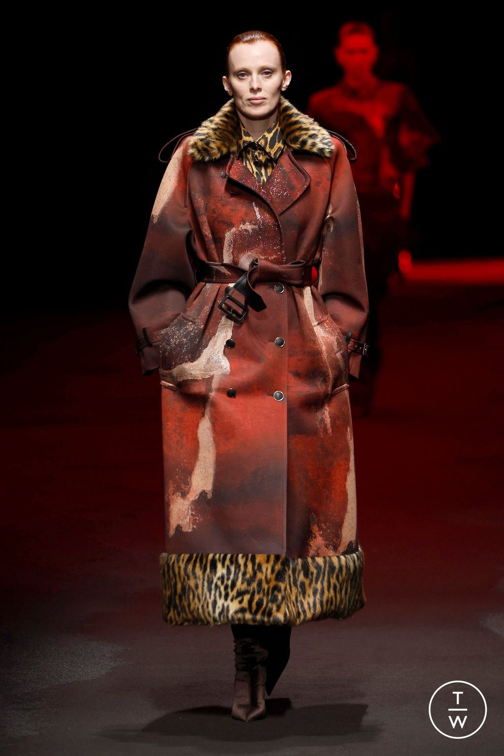 Fashion Week Milan Fall/Winter 2025 look 2 from the Roberto Cavalli collection womenswear