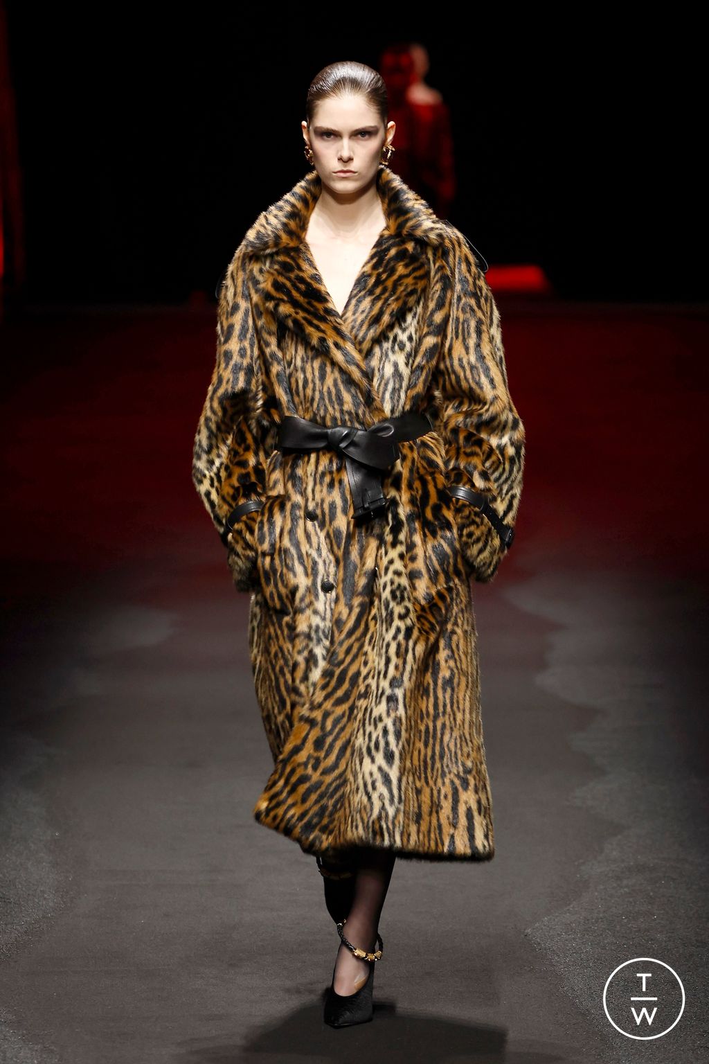 Fashion Week Milan Fall/Winter 2025 look 5 from the Roberto Cavalli collection womenswear