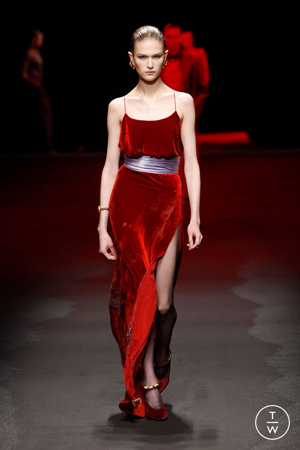 Fashion Week Milan Fall/Winter 2025 look 7 from the Roberto Cavalli collection womenswear