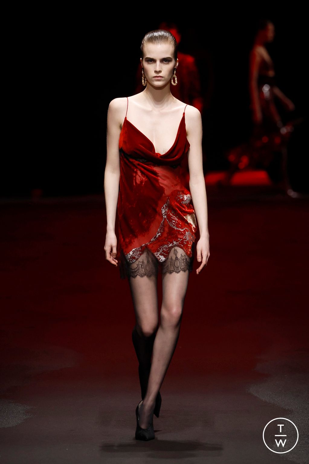 Fashion Week Milan Fall/Winter 2025 look 9 from the Roberto Cavalli collection womenswear