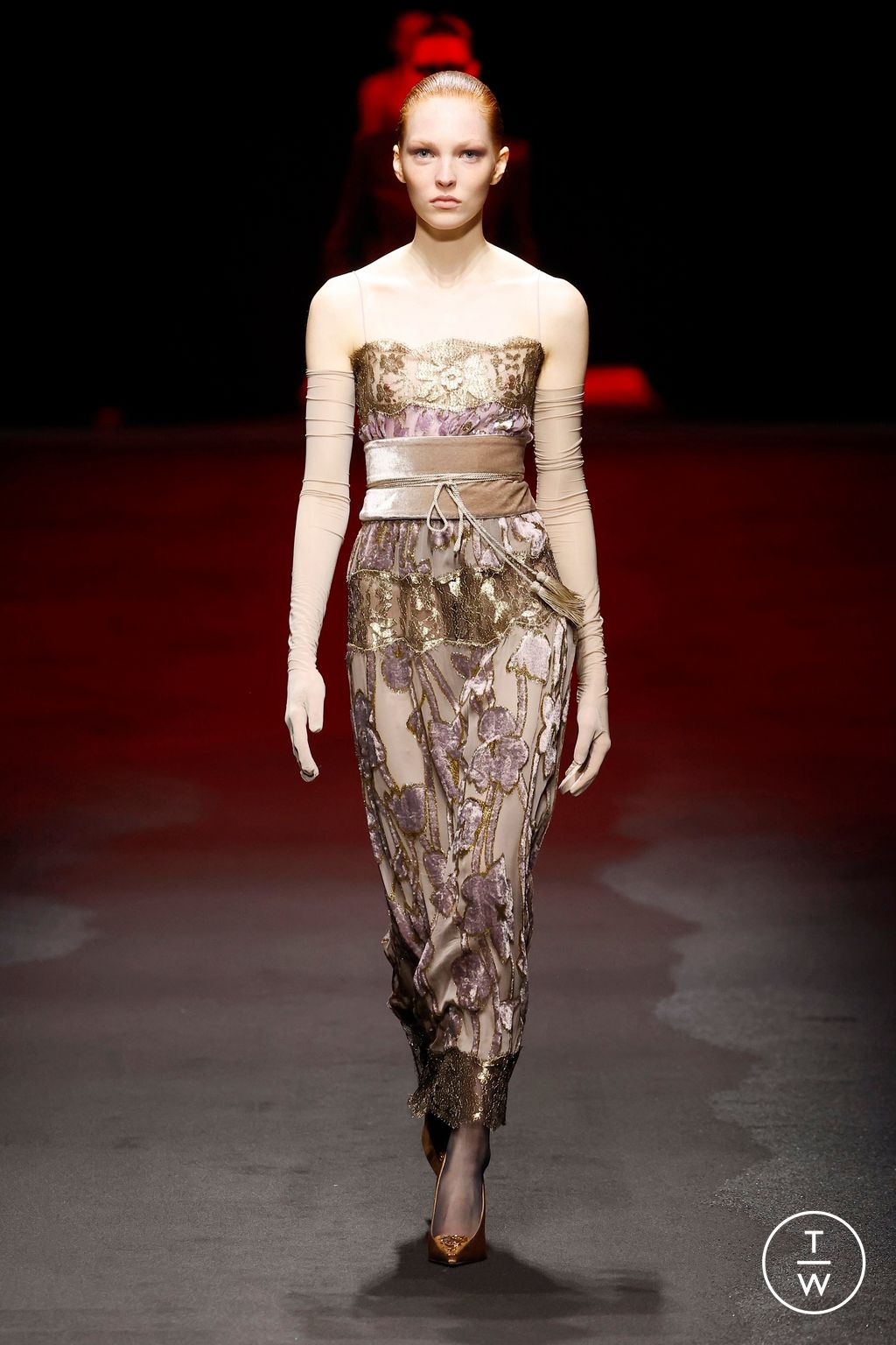 Fashion Week Milan Fall/Winter 2025 look 13 from the Roberto Cavalli collection womenswear