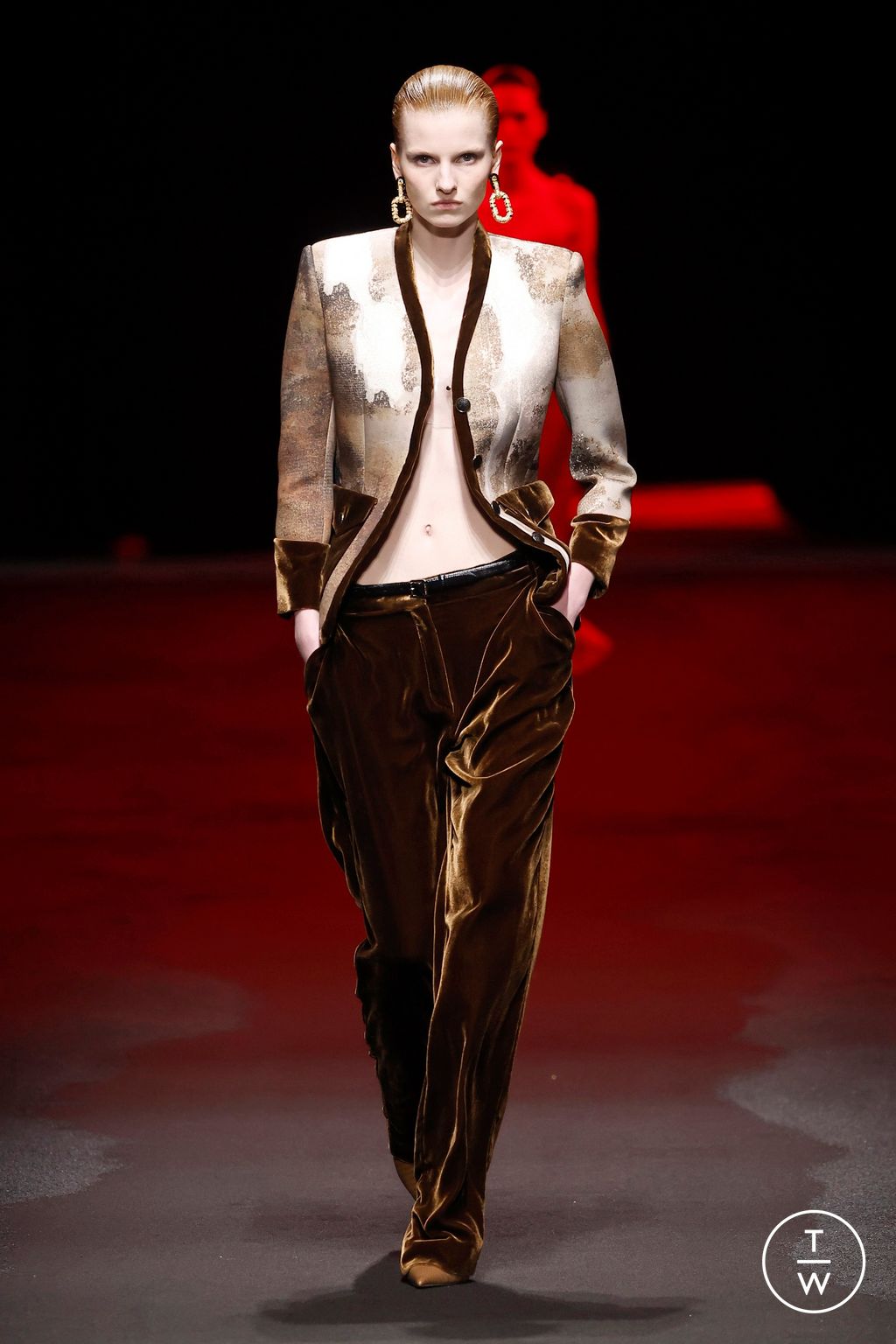 Fashion Week Milan Fall/Winter 2025 look 19 from the Roberto Cavalli collection womenswear