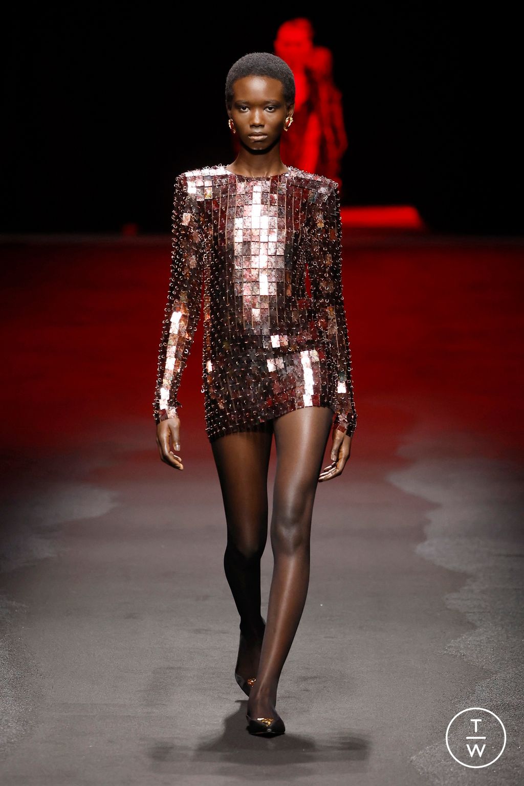Fashion Week Milan Fall/Winter 2025 look 21 from the Roberto Cavalli collection womenswear