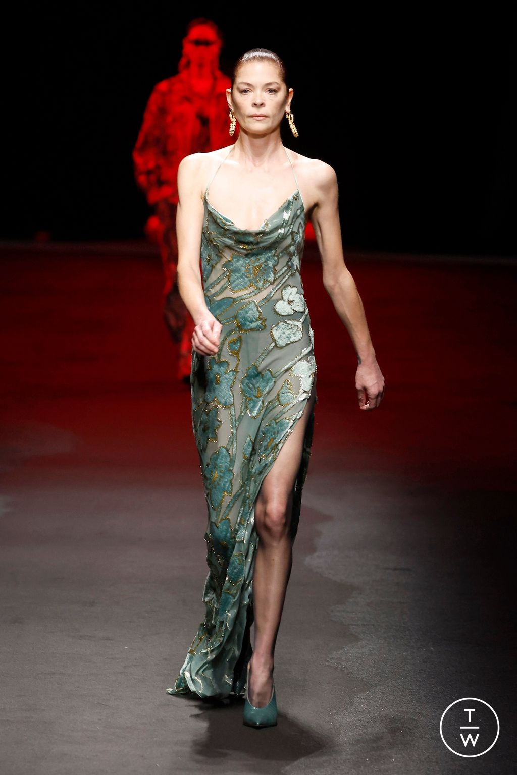 Fashion Week Milan Fall/Winter 2025 look 36 from the Roberto Cavalli collection womenswear