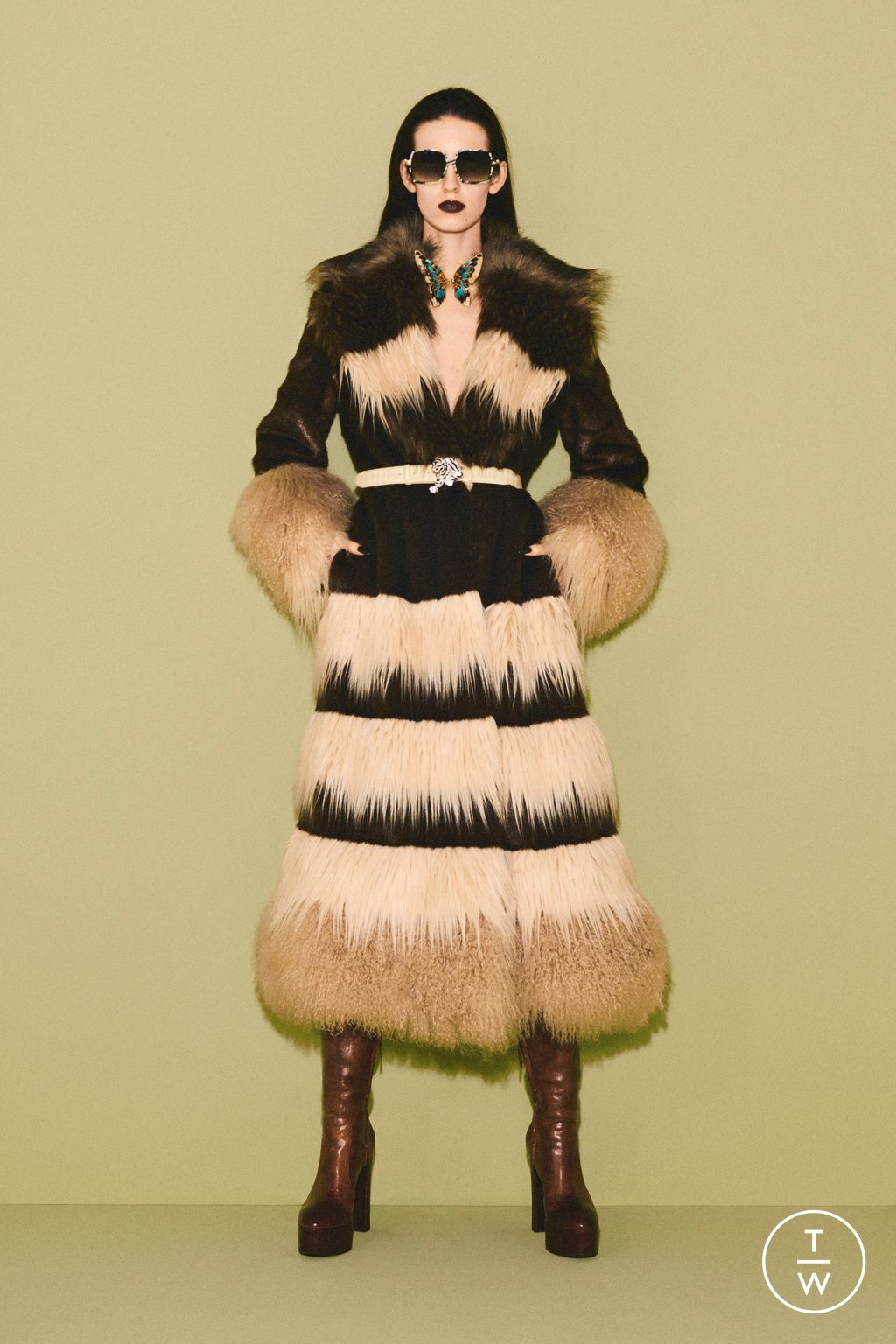 Fashion Week Milan Pre-Fall 2026 look 1 from the Roberto Cavalli collection womenswear