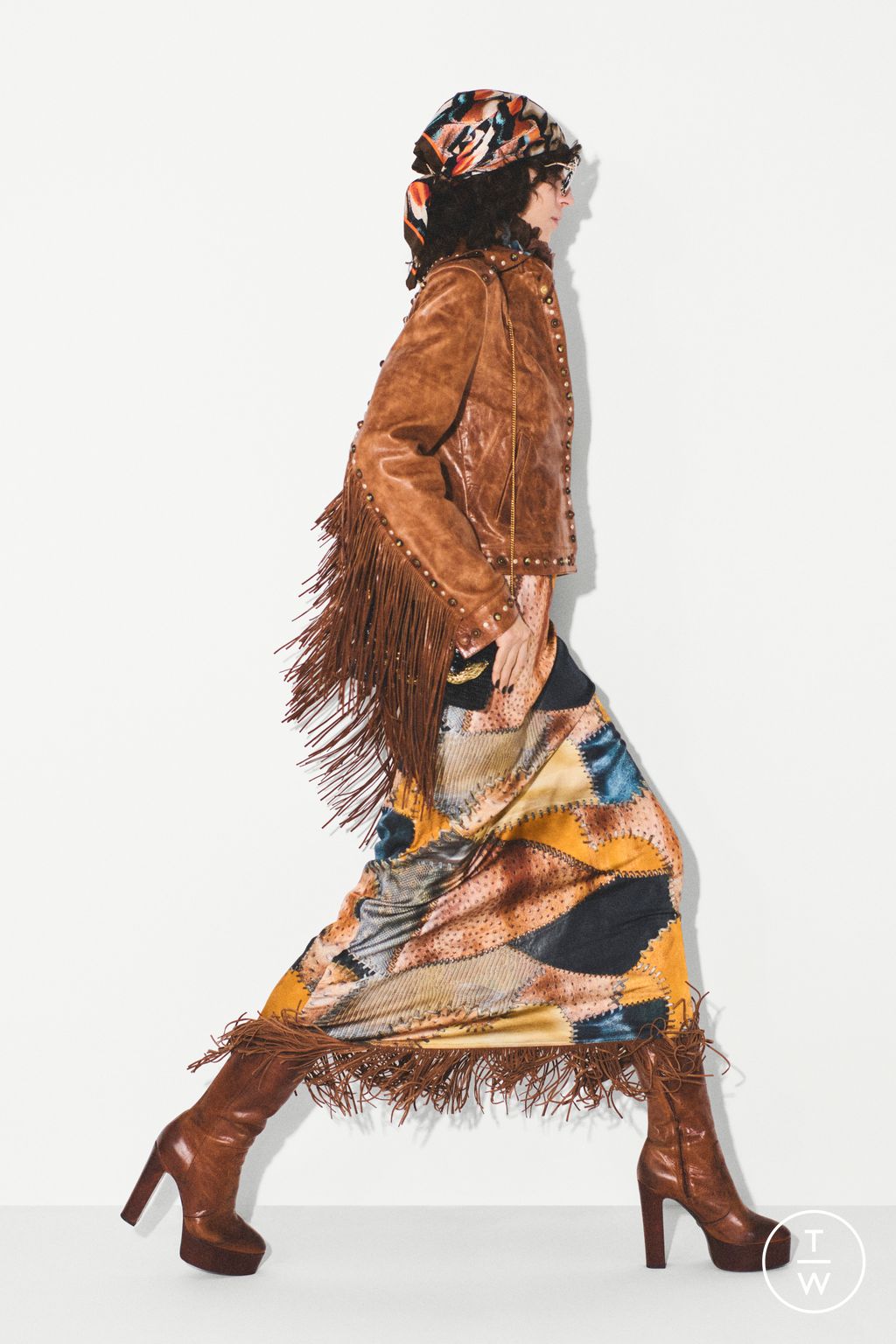 Fashion Week Milan Pre-Fall 2026 look 2 from the Roberto Cavalli collection womenswear