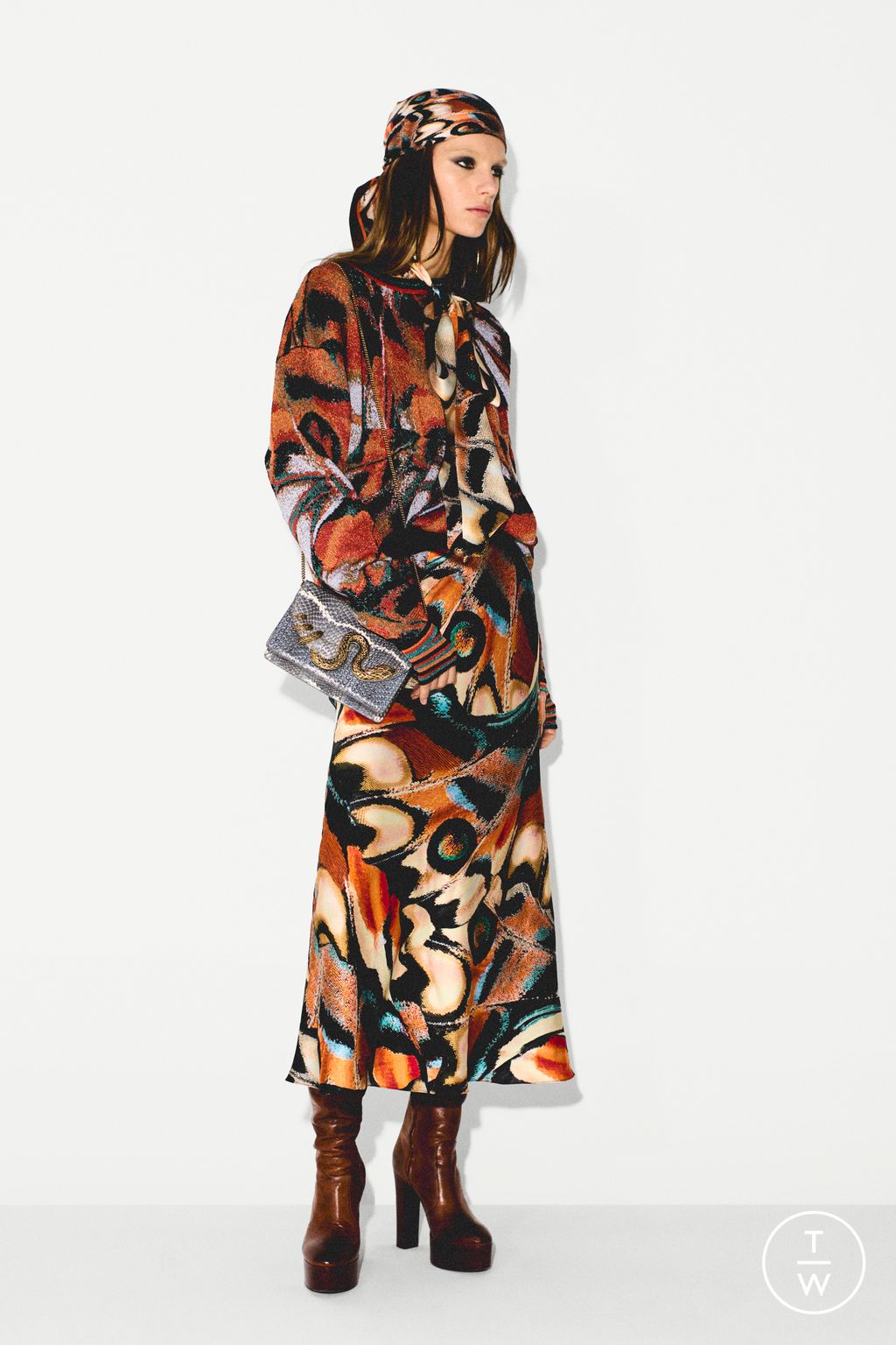 Fashion Week Milan Pre-Fall 2026 look 11 from the Roberto Cavalli collection womenswear