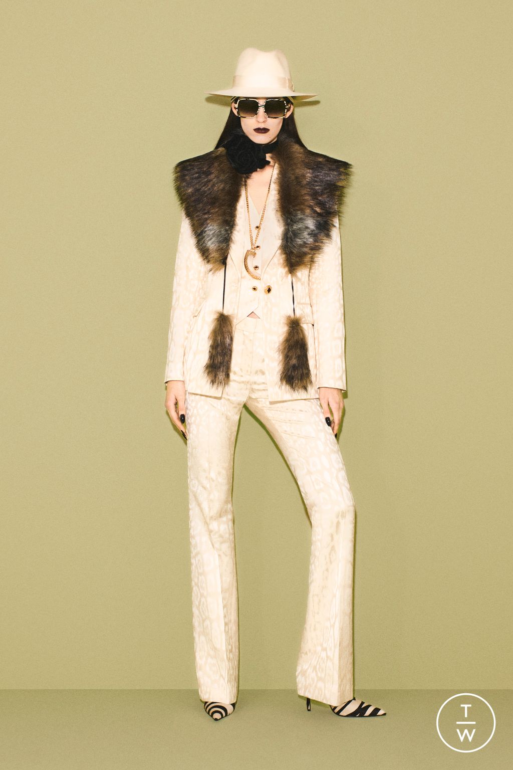 Fashion Week Milan Pre-Fall 2026 look 26 from the Roberto Cavalli collection womenswear