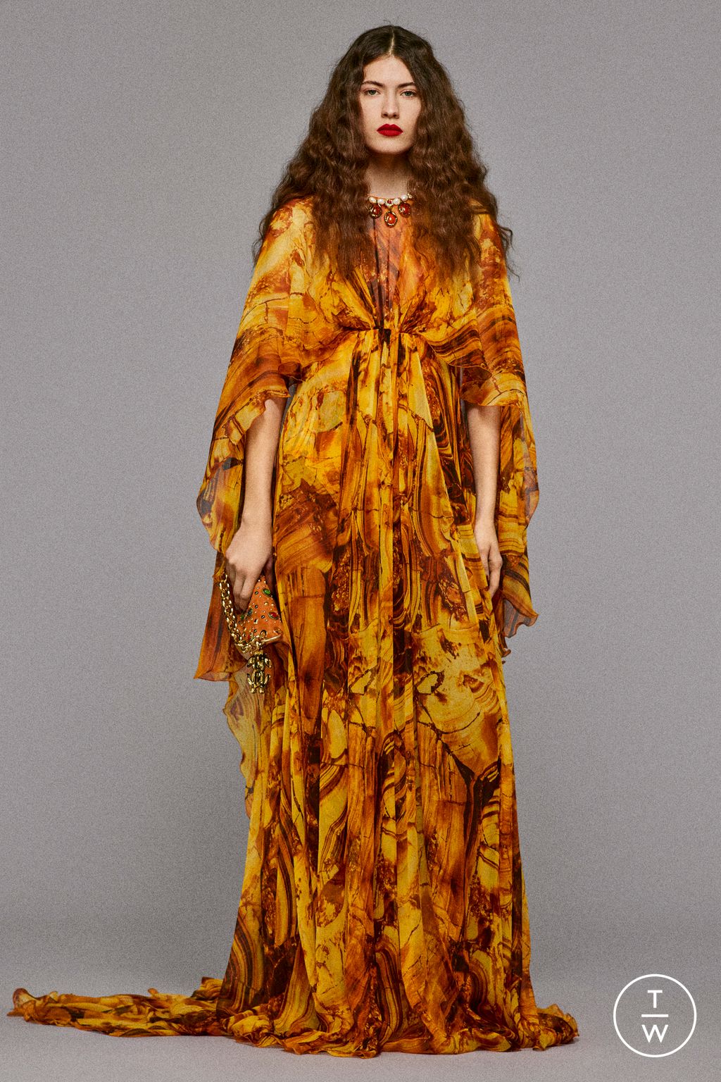 Fashion Week Milan Pre-Fall 2025 look 24 de la collection Roberto Cavalli womenswear