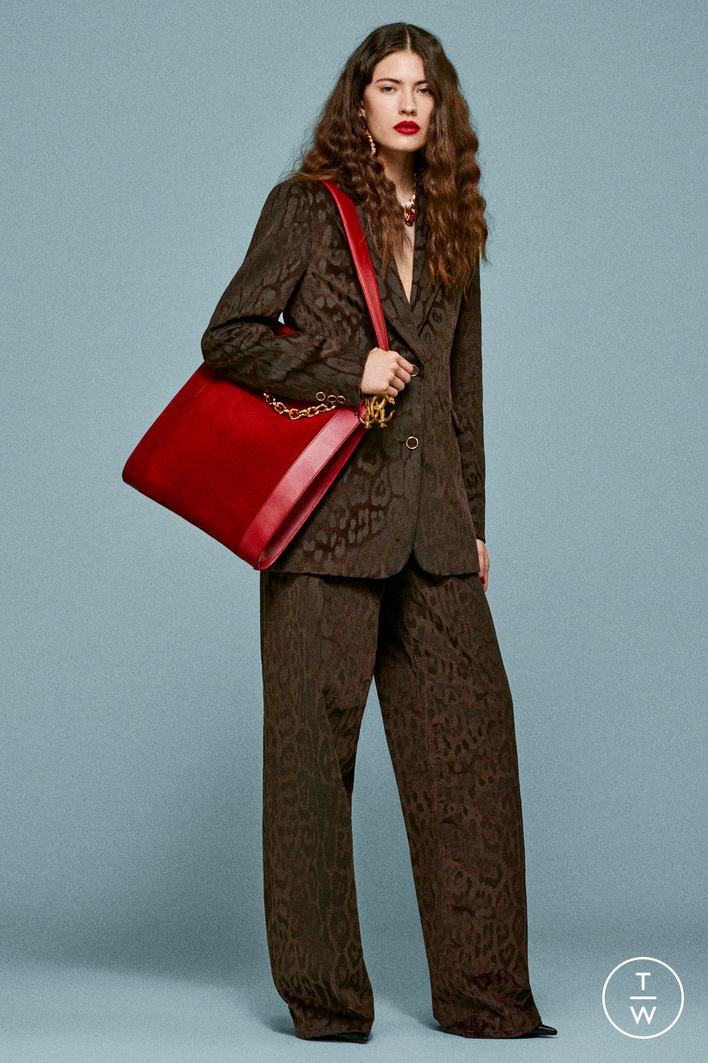 Fashion Week Milan Pre-Fall 2025 look 26 from the Roberto Cavalli collection womenswear