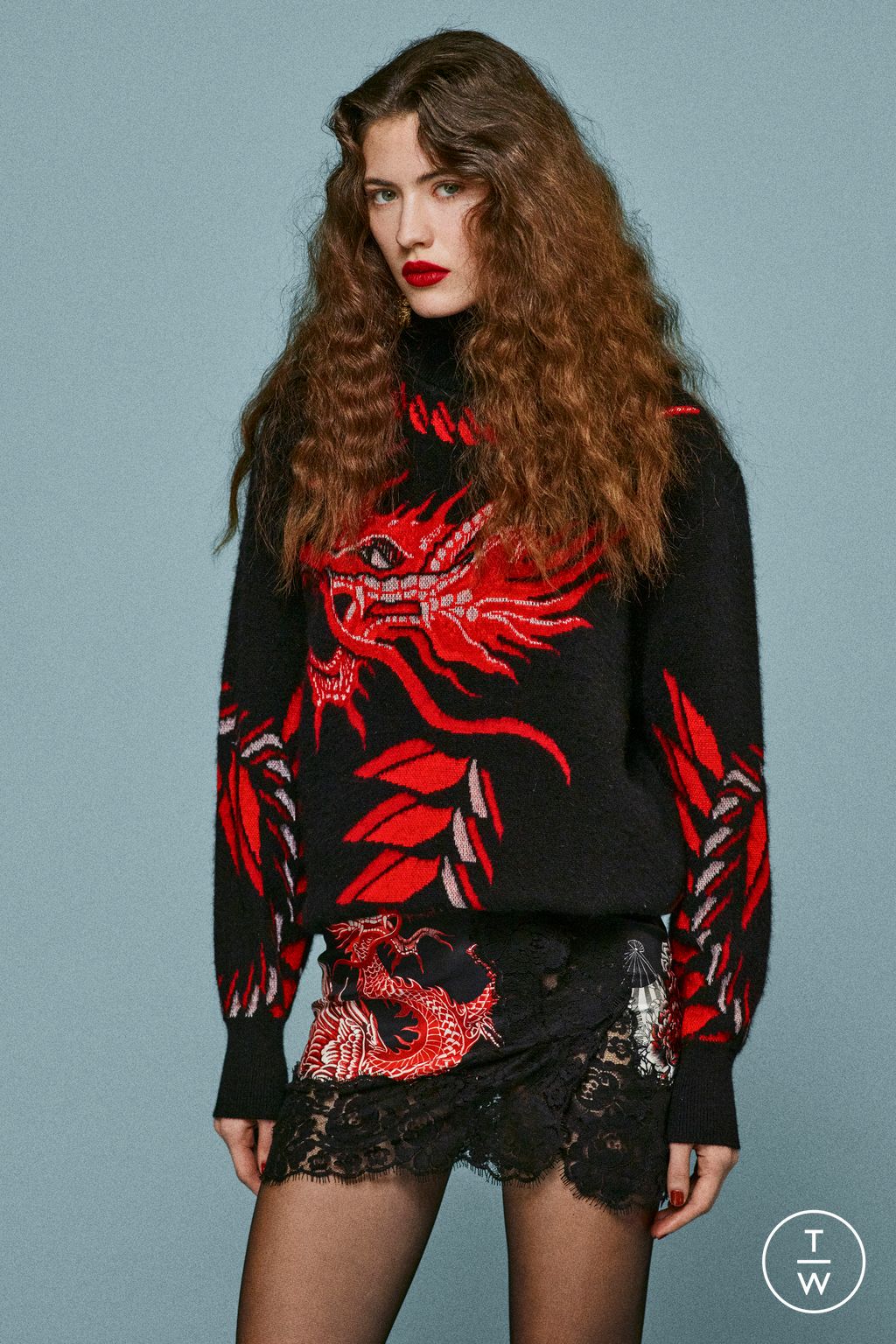 Fashion Week Milan Pre-Fall 2025 look 29 de la collection Roberto Cavalli womenswear