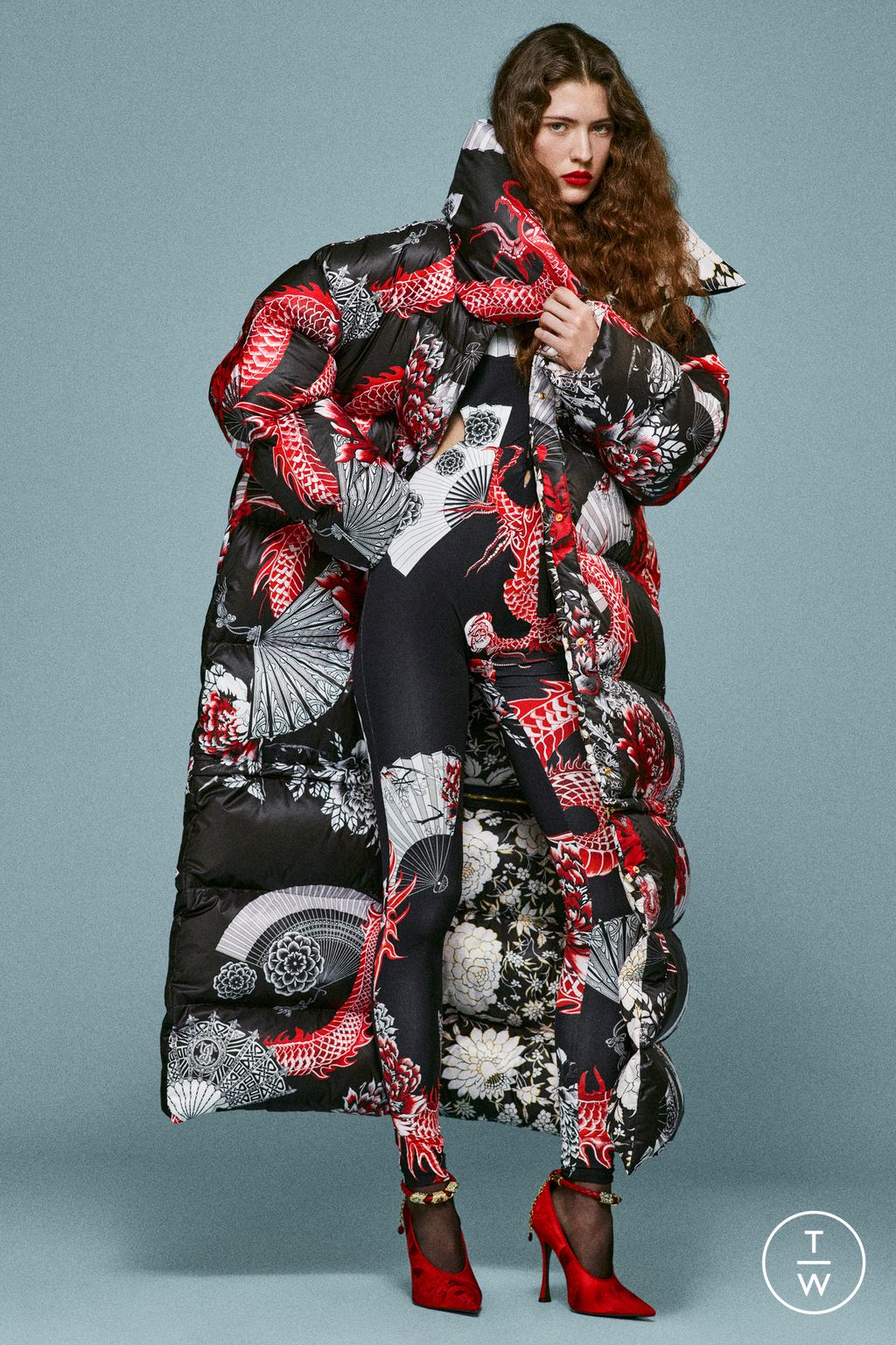 Fashion Week Milan Pre-Fall 2025 look 37 from the Roberto Cavalli collection womenswear