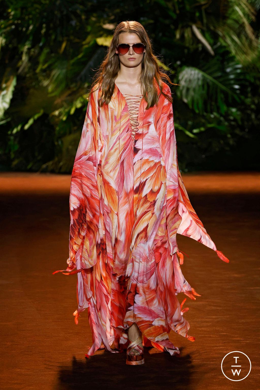 Fashion Week Milan Spring/Summer 2024 look 18 from the Roberto Cavalli collection womenswear