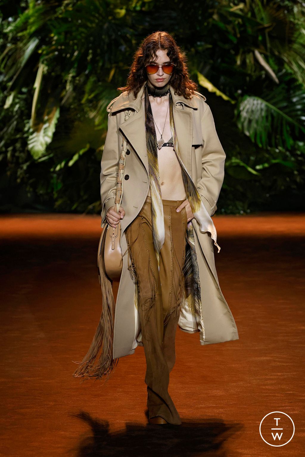 Fashion Week Milan Spring/Summer 2024 look 19 from the Roberto Cavalli collection womenswear