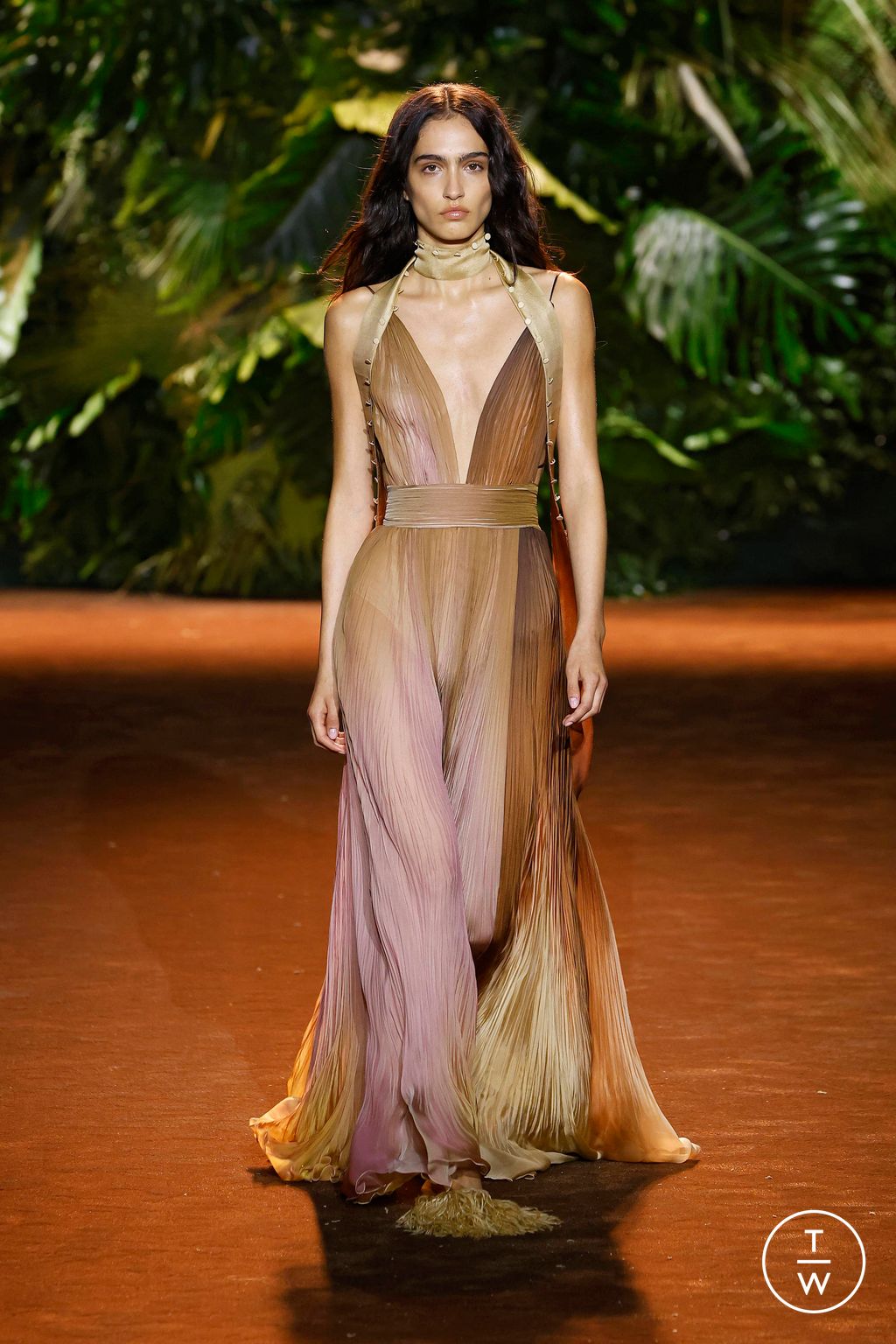 Fashion Week Milan Spring/Summer 2024 look 36 from the Roberto Cavalli collection womenswear