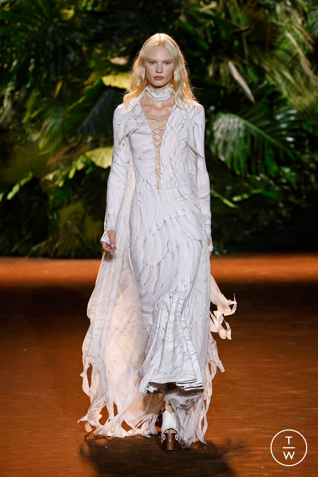 Fashion Week Milan Spring/Summer 2024 look 45 from the Roberto Cavalli collection womenswear