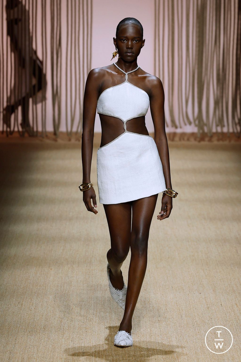 Fashion Week Milan Spring/Summer 2025 look 6 from the Roberto Cavalli collection womenswear