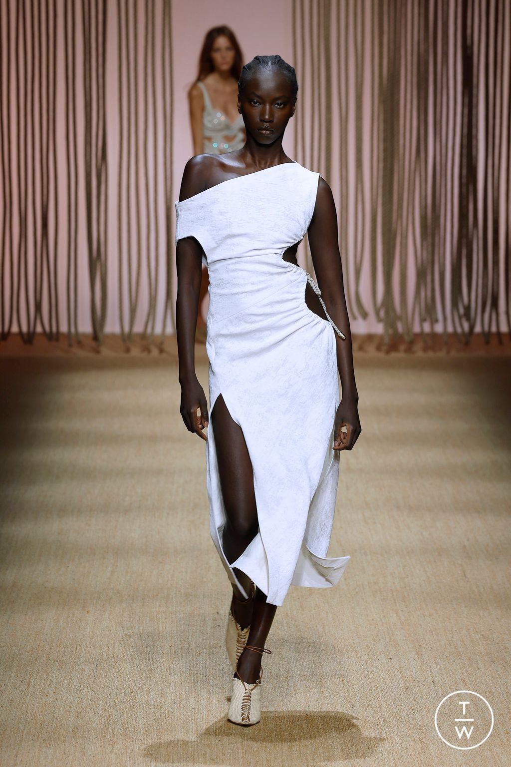 Fashion Week Milan Spring/Summer 2025 look 7 from the Roberto Cavalli collection womenswear