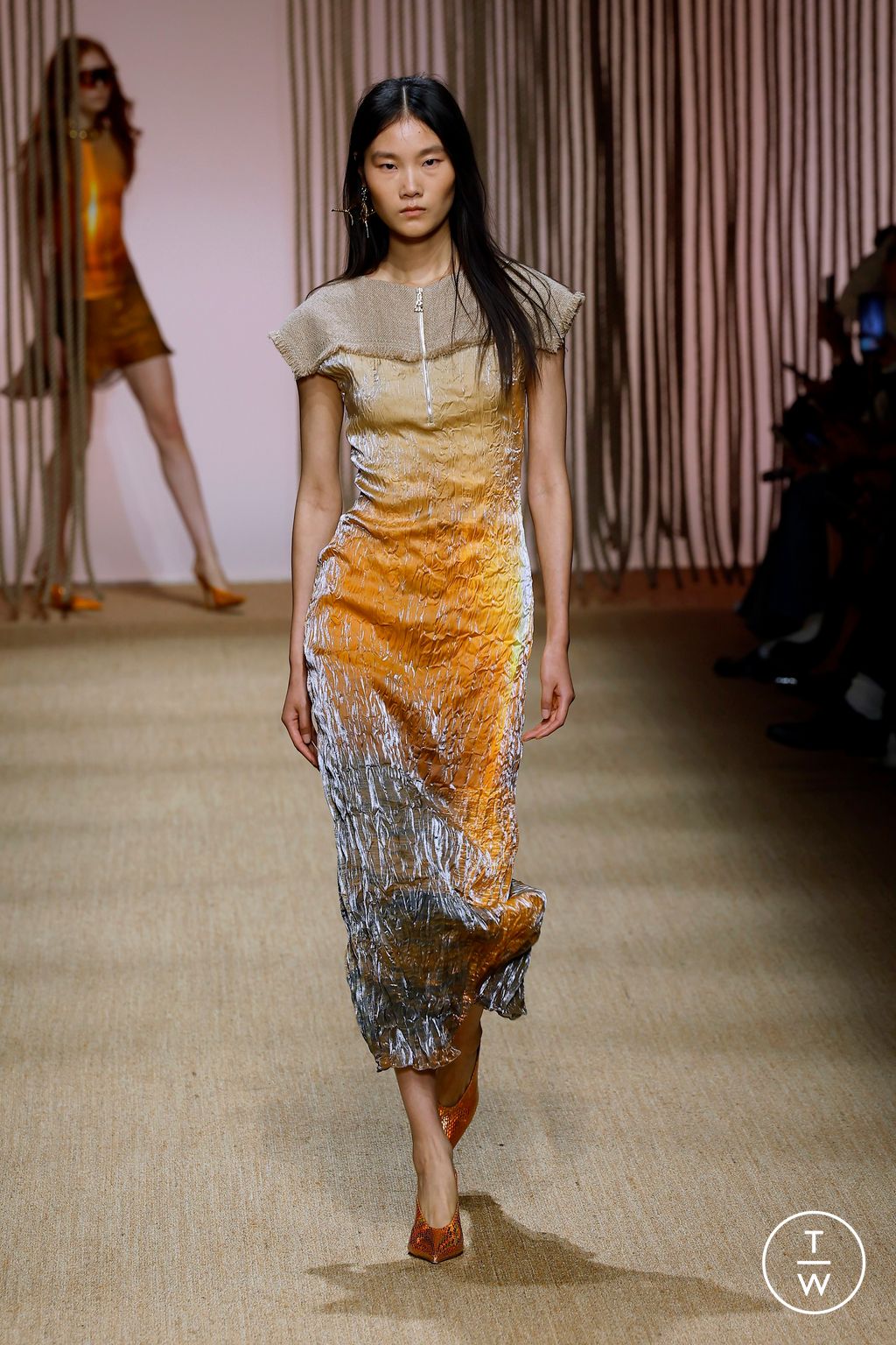 Fashion Week Milan Spring-Summer 2025 look 28 from the Roberto Cavalli collection womenswear