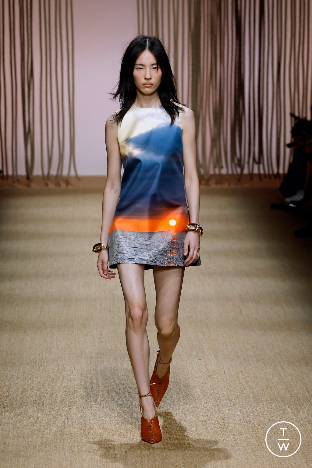 Fashion Week Milan Spring/Summer 2025 look 37 from the Roberto Cavalli collection womenswear