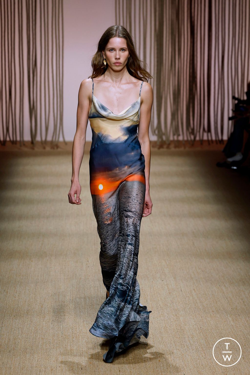Fashion Week Milan Spring-Summer 2025 look 40 from the Roberto Cavalli collection womenswear
