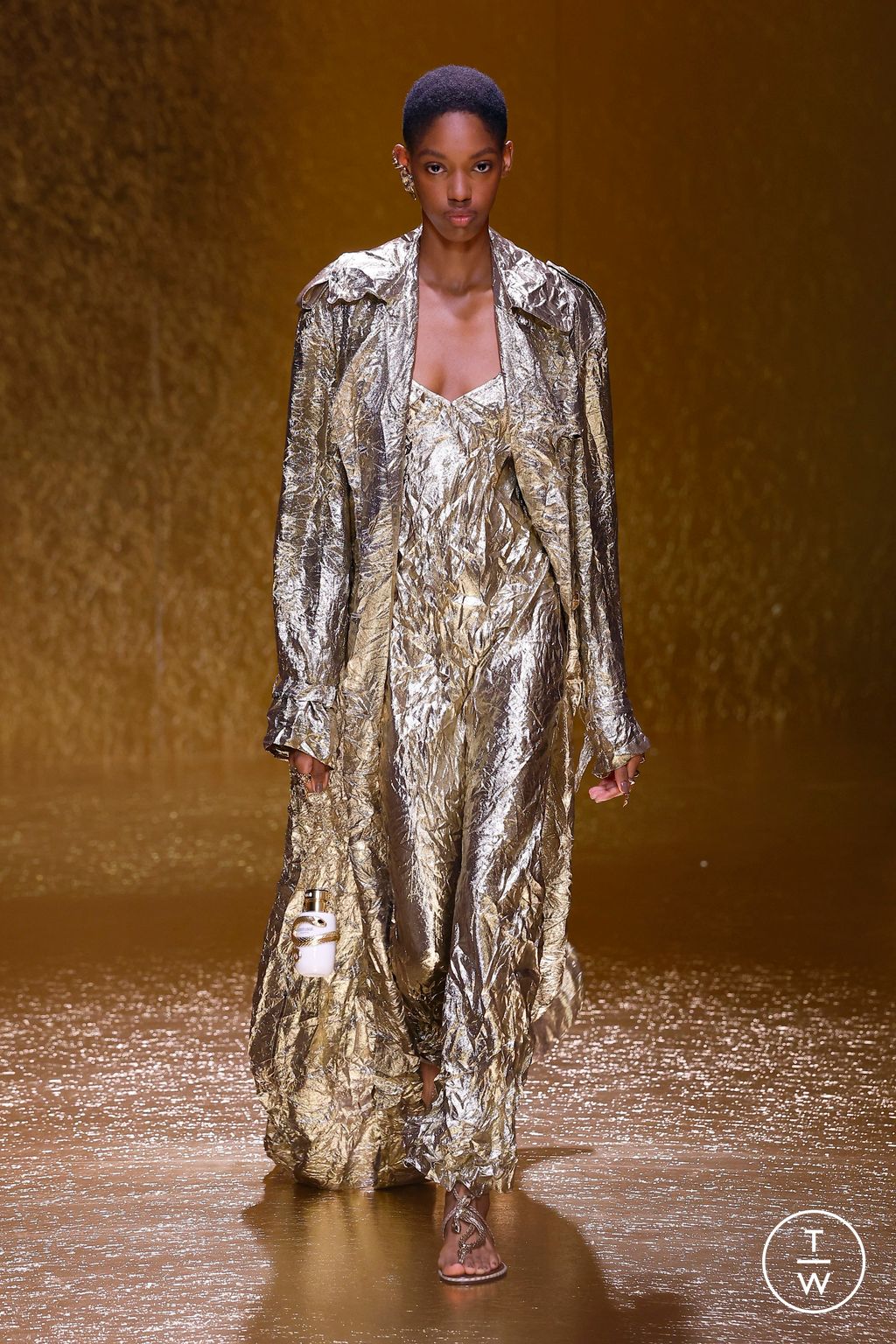 Fashion Week Milan Spring/Summer 2026 look 7 from the Roberto Cavalli collection womenswear