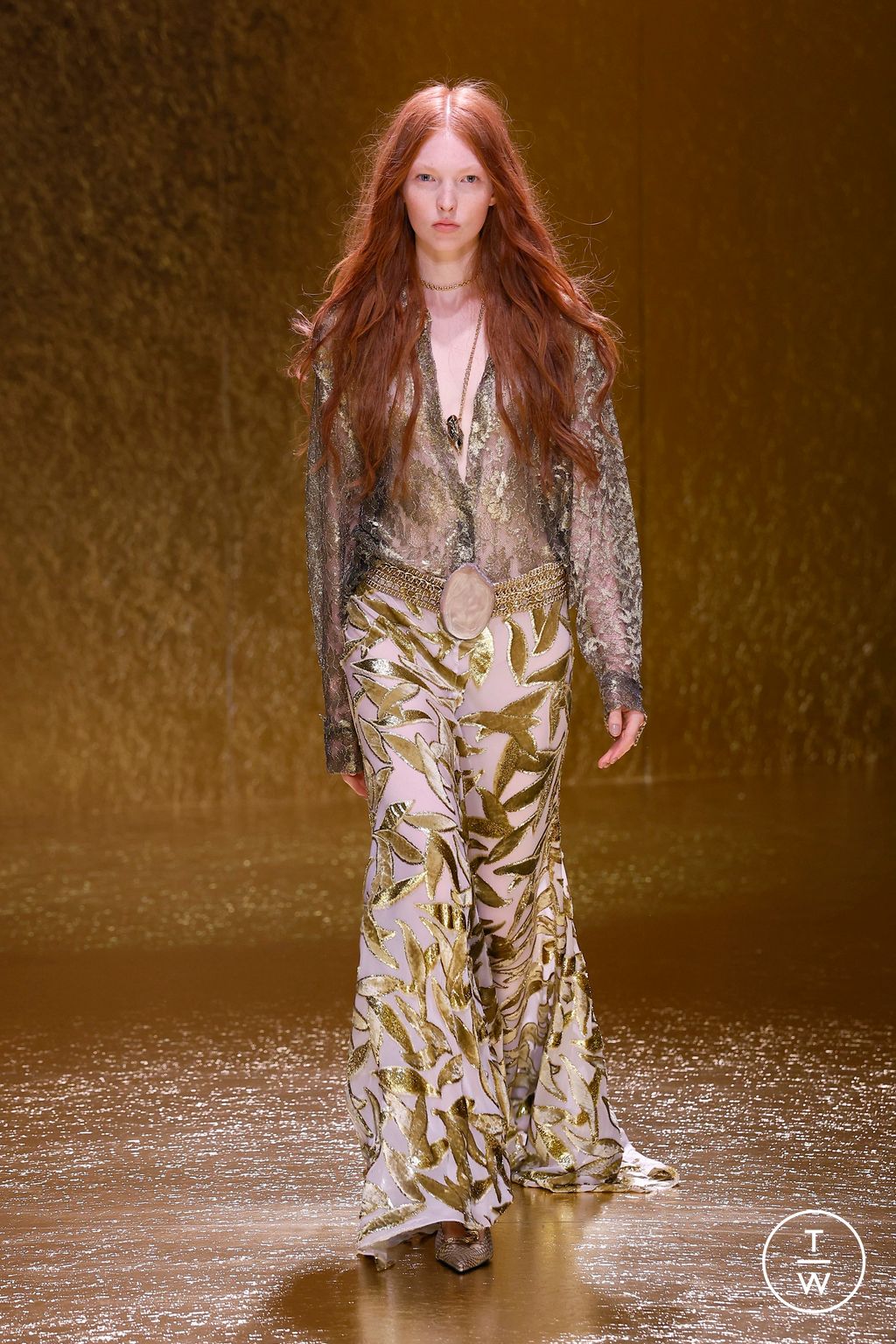 Fashion Week Milan Spring/Summer 2026 look 19 from the Roberto Cavalli collection womenswear