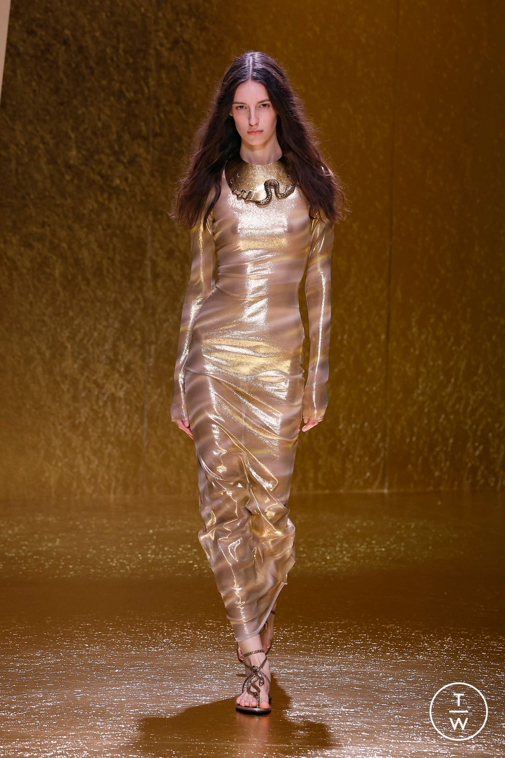 Fashion Week Milan Spring/Summer 2026 look 21 from the Roberto Cavalli collection womenswear