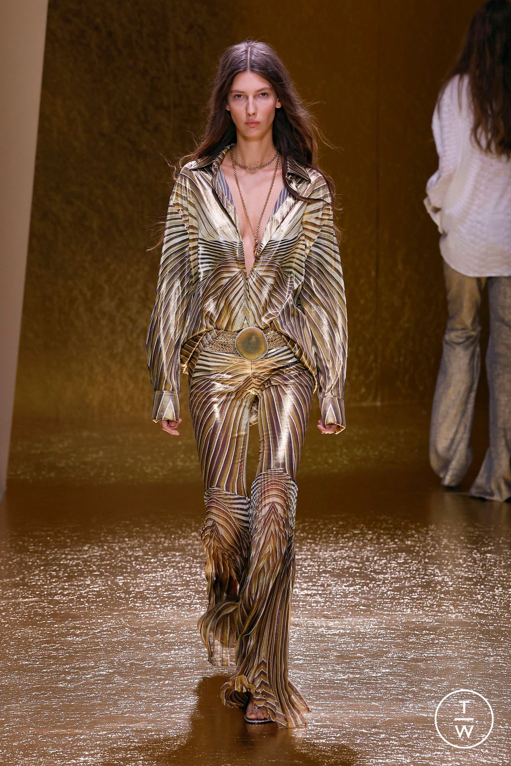Fashion Week Milan Spring/Summer 2026 look 27 from the Roberto Cavalli collection womenswear