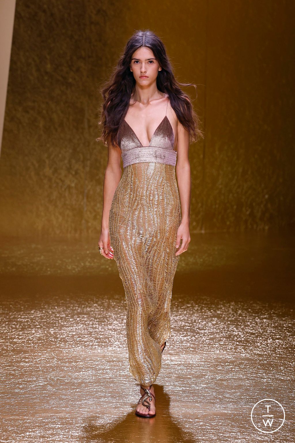 Fashion Week Milan Spring/Summer 2026 look 35 from the Roberto Cavalli collection 女装