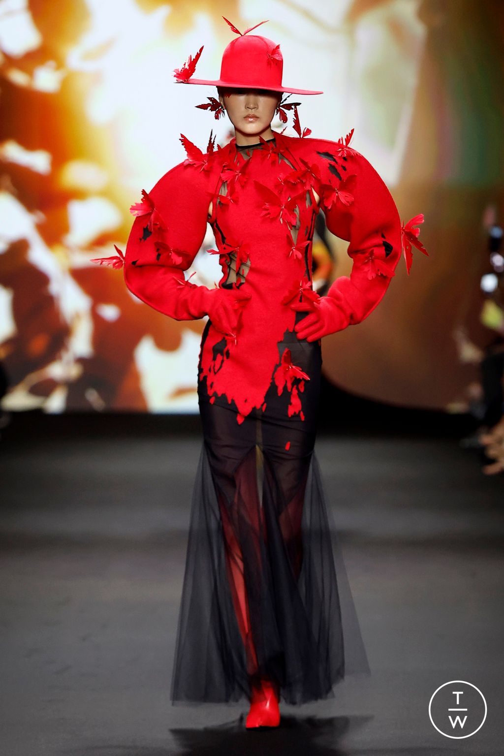 Fashion Week Paris Fall/Winter 2024 look 15 from the Robert Wun collection couture