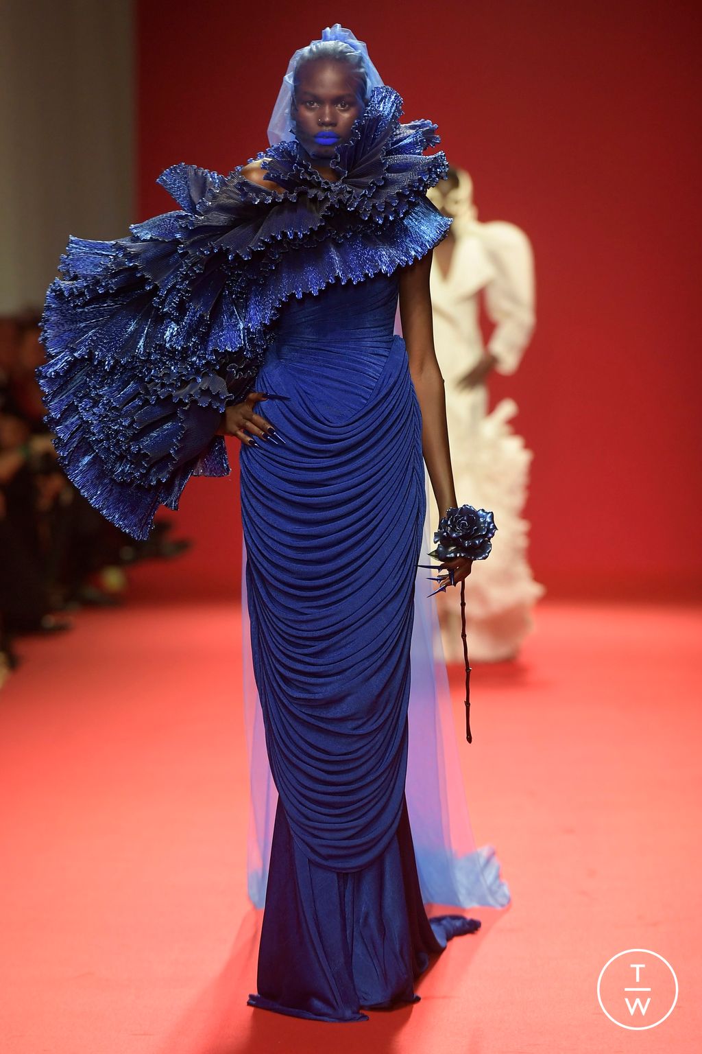 Fashion Week Paris Spring/Summer 2024 look 11 from the Robert Wun collection couture