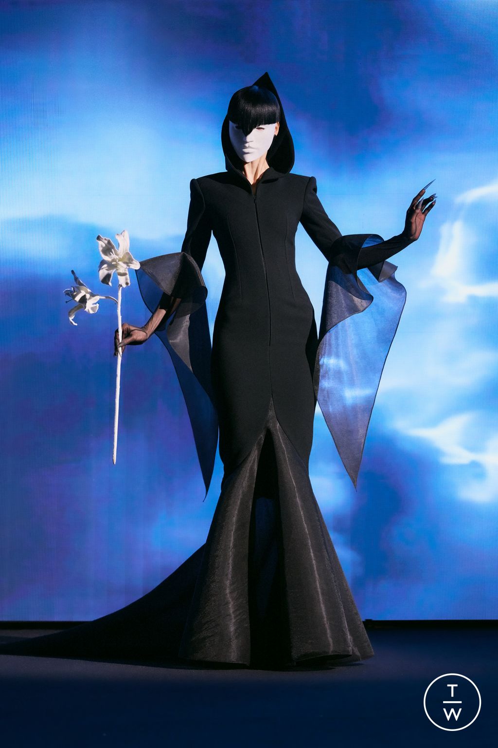 Fashion Week Paris Spring/Summer 2026 look 9 from the Robert Wun collection couture