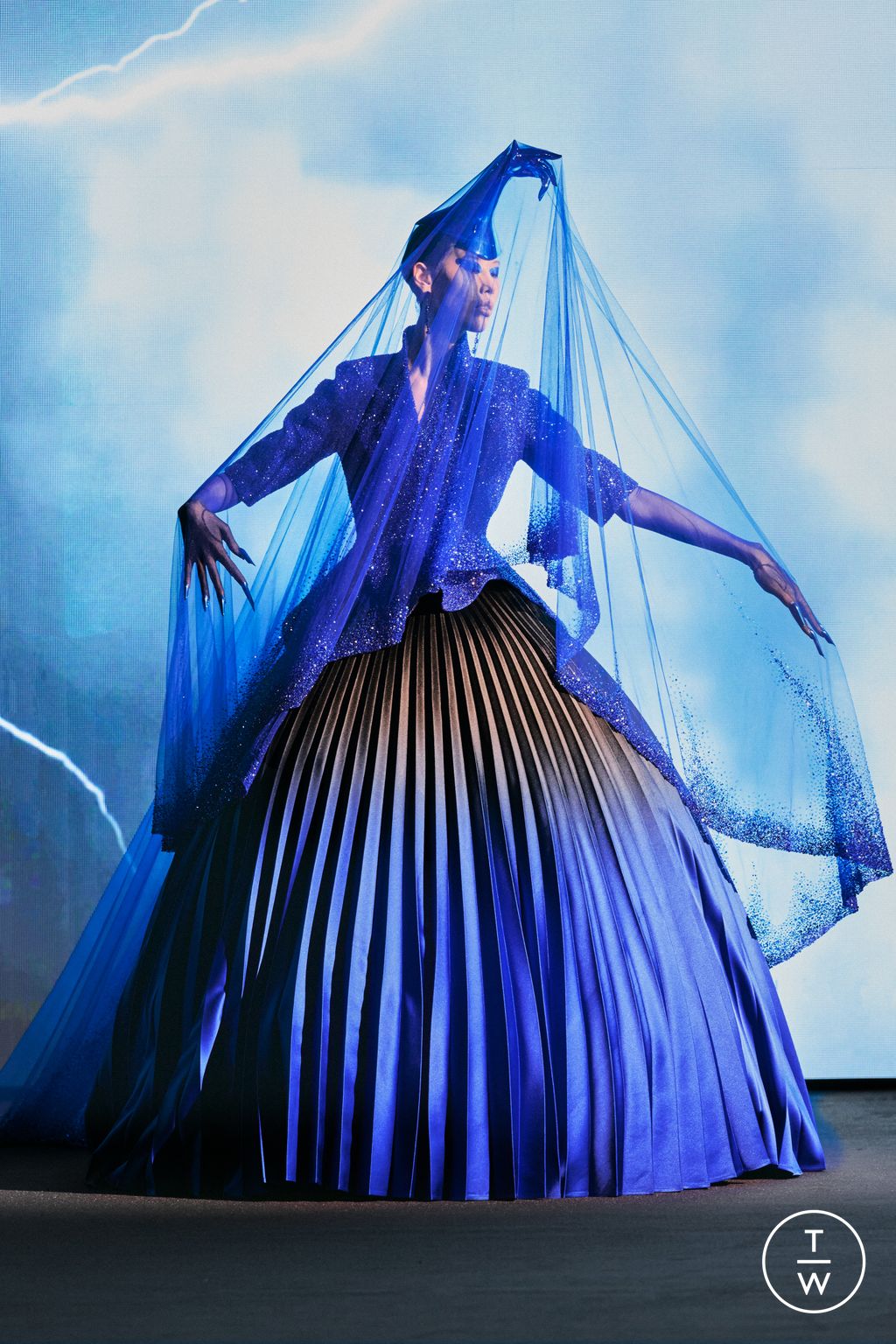 Fashion Week Paris Spring/Summer 2026 look 22 from the Robert Wun collection couture