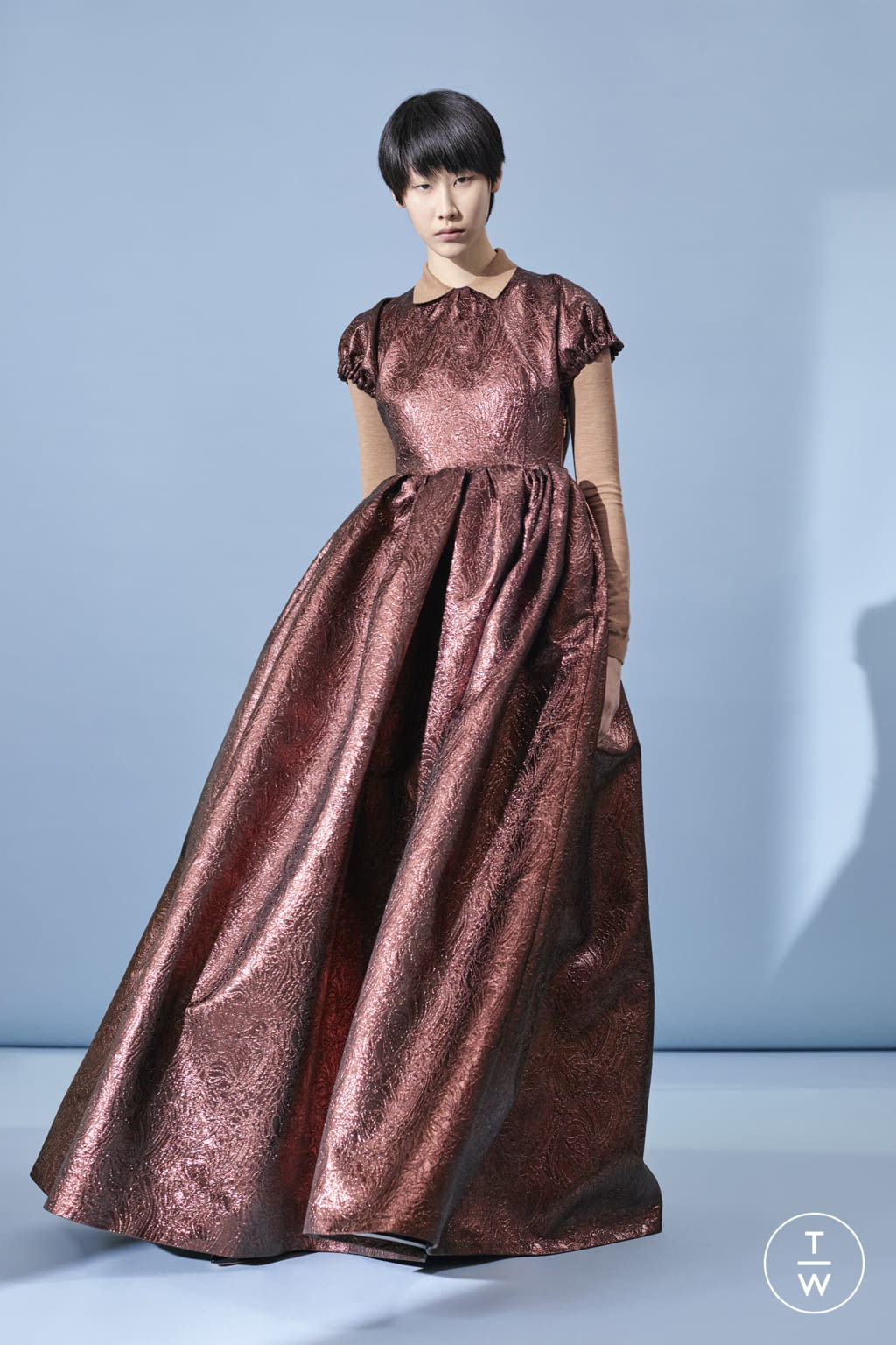 Fashion Week Paris Pre-Fall 2019 look 10 from the Rochas collection womenswear