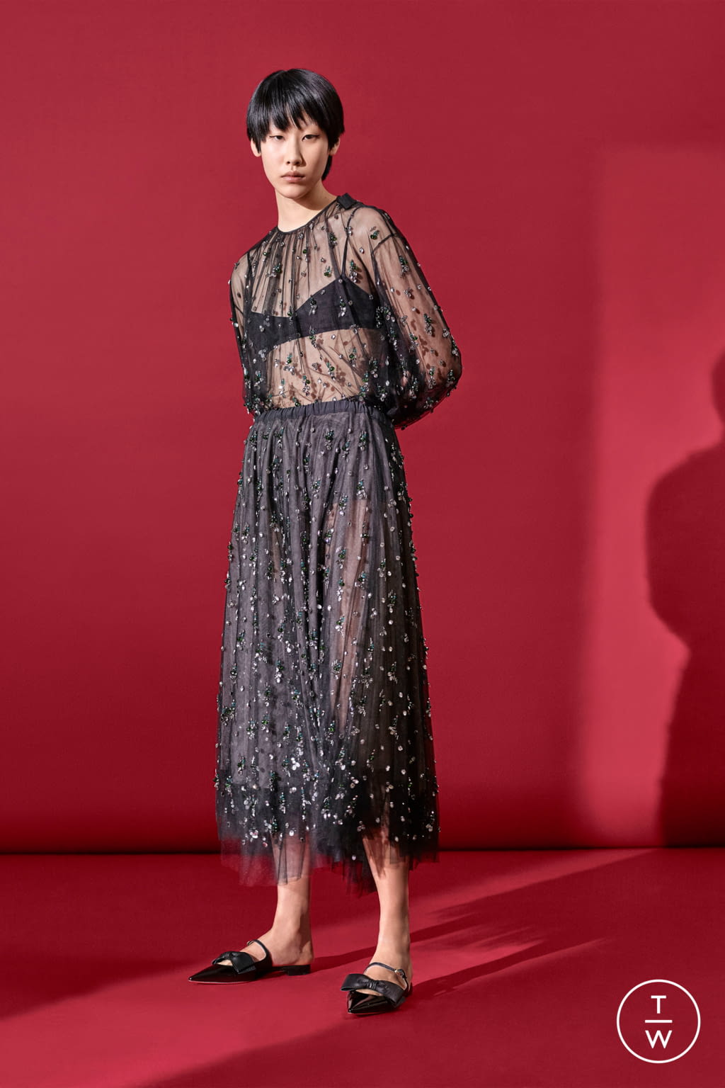 Fashion Week Paris Pre-Fall 2019 look 20 de la collection Rochas womenswear