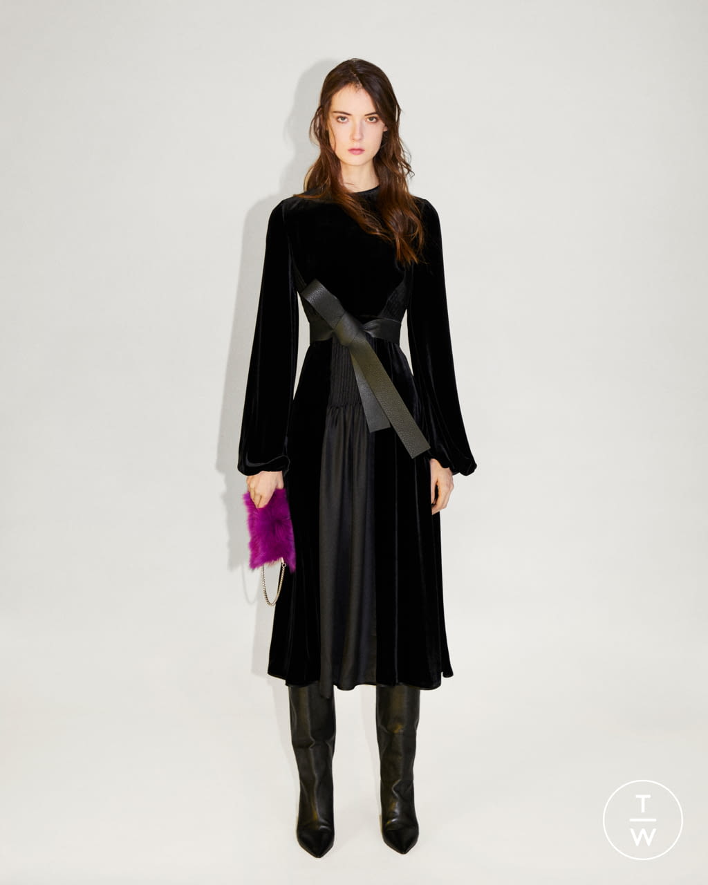 Fashion Week Paris Pre-Fall 2020 look 30 from the Rochas collection 女装