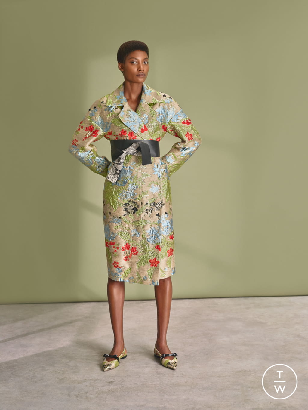 Fashion Week Paris Resort 2019 look 21 from the Rochas collection womenswear