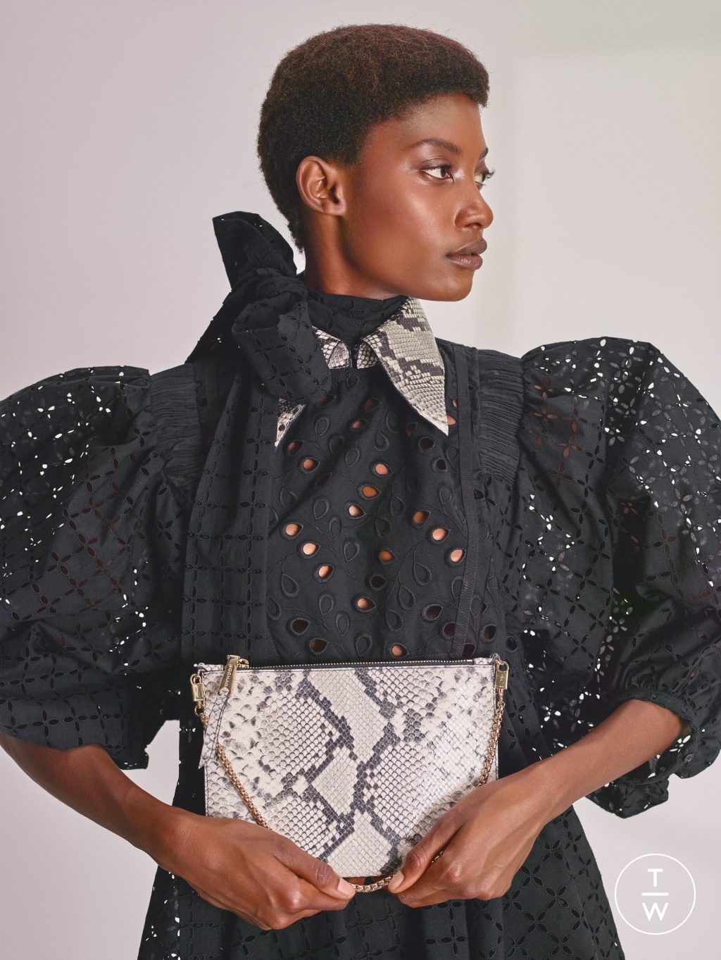 Fashion Week Paris Resort 2019 look 40 from the Rochas collection womenswear